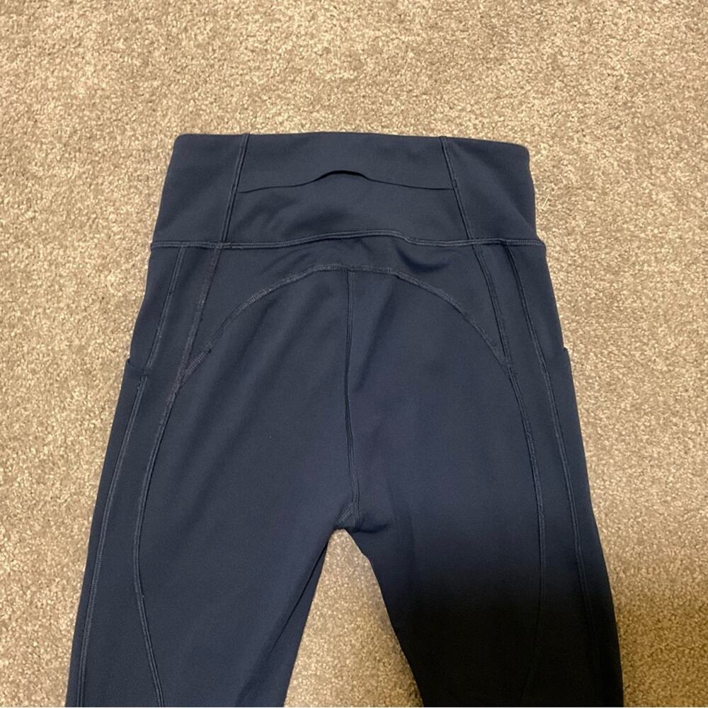 Lululemon Time To Sweat Crop *23” Black Size 4 - Picture 4 of 12